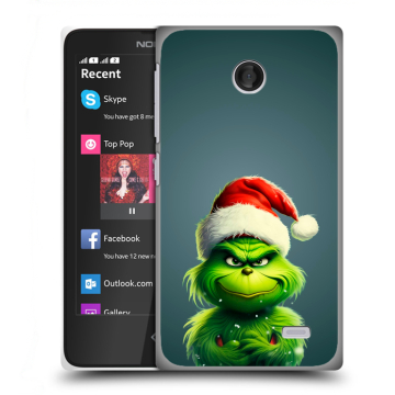 Силиконовый чехол на Nokia X с принтом Новый год