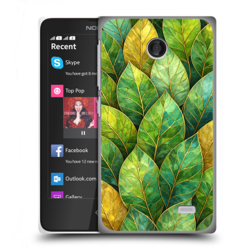 Силиконовый чехол на Nokia X с принтом женский Силиконовый чехол на Nokia X с принтом женский