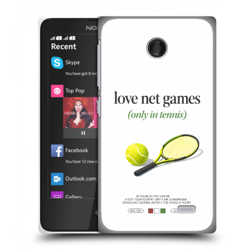 Силиконовый чехол на Nokia X с принтом для девочек