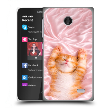Силиконовый чехол на Nokia X с принтом женский Силиконовый чехол на Nokia X с принтом женский