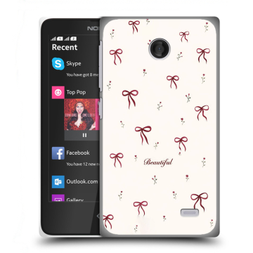 Силиконовый чехол на Nokia X с принтом для девочек