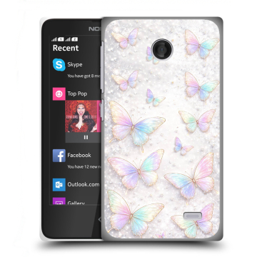 Силиконовый чехол на Nokia X с принтом женский Силиконовый чехол на Nokia X с принтом женский