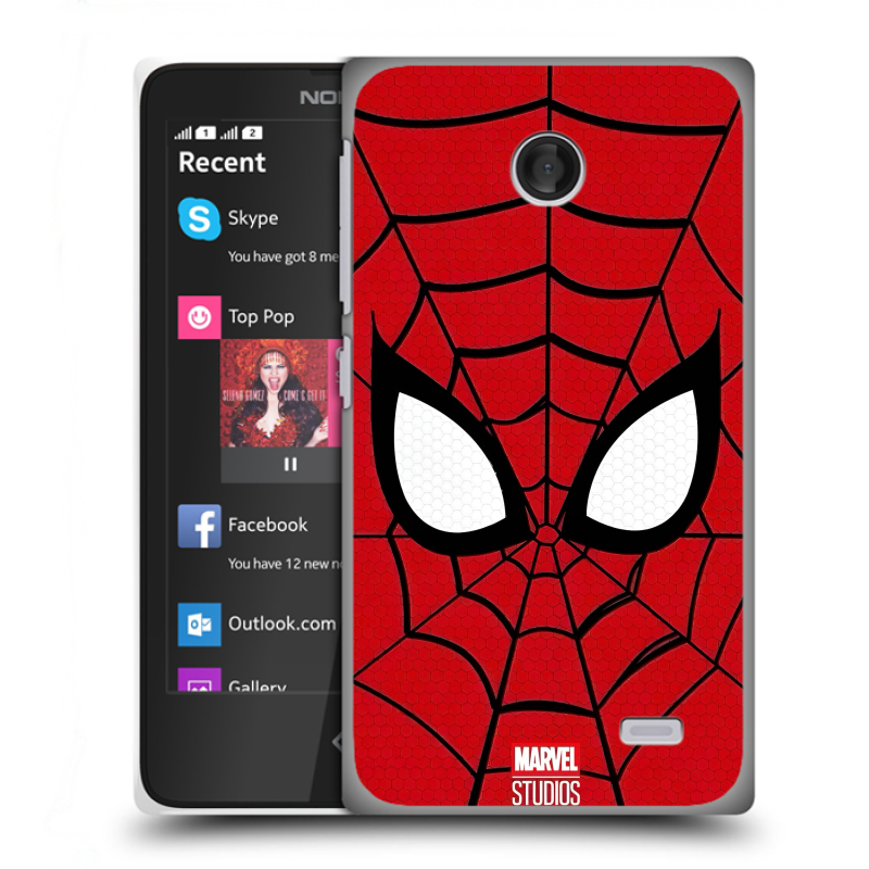 Силиконовый чехол на Nokia X с принтом человек паук spiderman Силиконовый чехол на Nokia X с принтом человек паук spiderman
