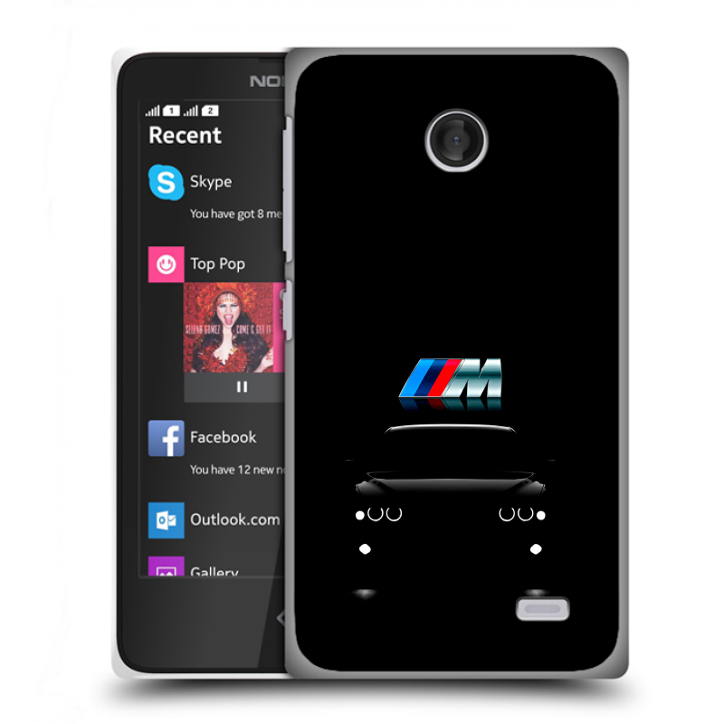 Силиконовый чехол на Nokia X с принтом БМВ BMW Силиконовый чехол на Nokia X с принтом БМВ BMW