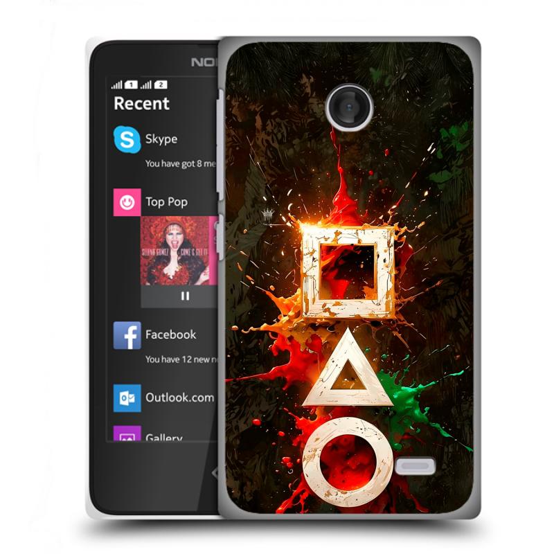 Пластиковый чехол на Nokia X с принтом Squid Game Игра кальмара Пластиковый чехол на Nokia X с принтом Squid Game Игра кальмара
