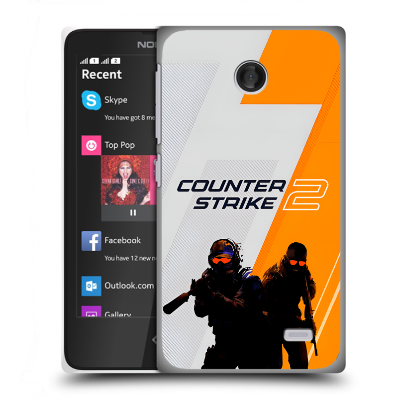 Силиконовый чехол на Nokia X с принтом Counter Strike Силиконовый чехол на Nokia X с принтом Counter Strike