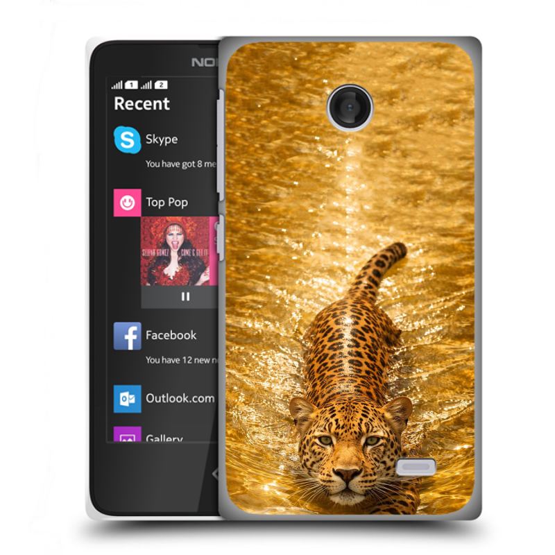 Силиконовый чехол на Nokia X с принтом женский Силиконовый чехол на Nokia X с принтом женский