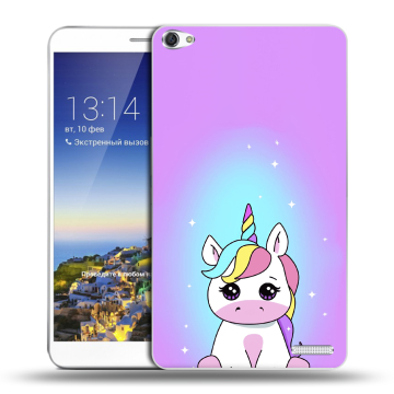 Пластиковый чехол на планшета Huawei MediaPad X1 7.0 с принтом Единорог Пластиковый чехол на планшета Huawei MediaPad X1 7.0 с принтом Единорог