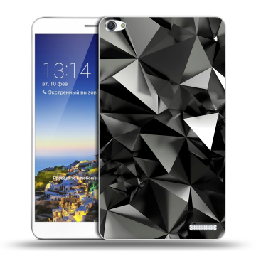 Пластиковый чехол на планшета Huawei MediaPad X1 7.0 с принтом Черные кристаллы Пластиковый чехол на планшета Huawei MediaPad X1 7.0 с принтом Черные кристаллы
