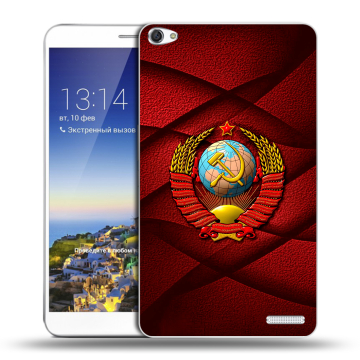 Пластиковый чехол на планшета Huawei MediaPad X1 7.0 с принтом Герб СССР Пластиковый чехол на планшета Huawei MediaPad X1 7.0 с принтом Герб СССР