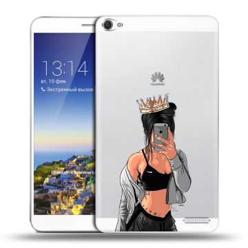 Пластиковый чехол на Huawei MediaPad X1 7.0 с принтом Женские принты
