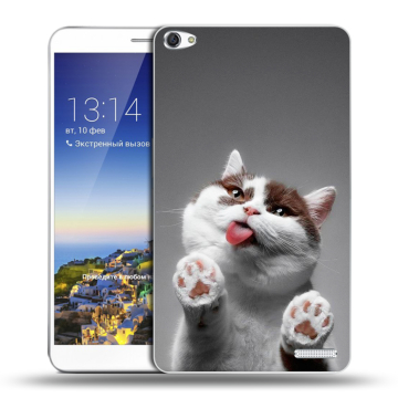 Пластиковый чехол на планшета Huawei MediaPad X1 7.0 с принтом Коты Пластиковый чехол на планшета Huawei MediaPad X1 7.0 с принтом Коты