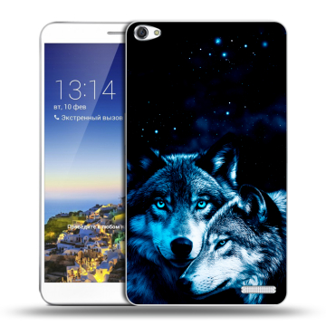 Пластиковый чехол на планшета Huawei MediaPad X1 7.0 с принтом Волки Пластиковый чехол на планшета Huawei MediaPad X1 7.0 с принтом Волки
