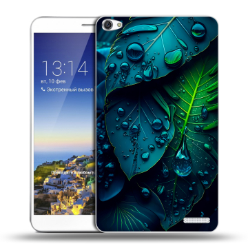 Пластиковый чехол на планшета Huawei MediaPad X1 7.0 с принтом Листья Пластиковый чехол на планшета Huawei MediaPad X1 7.0 с принтом Листья