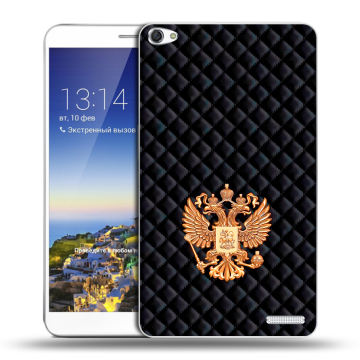 Пластиковый чехол на Huawei MediaPad X1 7.0 с принтом Герб России принт