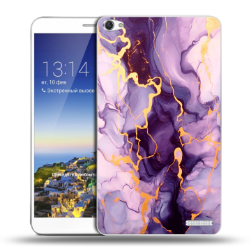 Пластиковый чехол на Huawei MediaPad X1 7.0 с принтом Мрамор