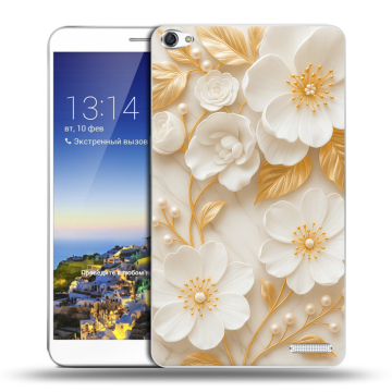 Пластиковый чехол на Huawei MediaPad X1 7.0 с принтом Цветы