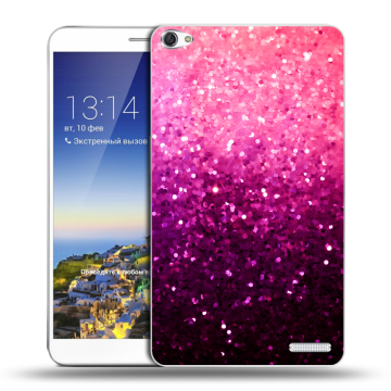 Пластиковый чехол на Huawei MediaPad X1 7.0 с принтом Блестки