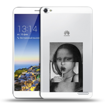 Пластиковый чехол на Huawei MediaPad X1 7.0 с принтом Мона Лиза