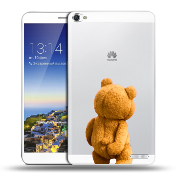 Пластиковый чехол на Huawei MediaPad X1 7.0 с принтом Медведь