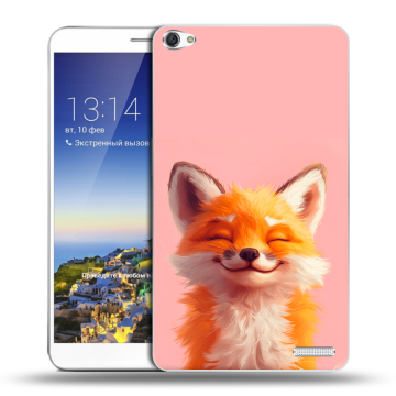 Пластиковый чехол на Huawei MediaPad X1 7.0 с принтом милая лиса