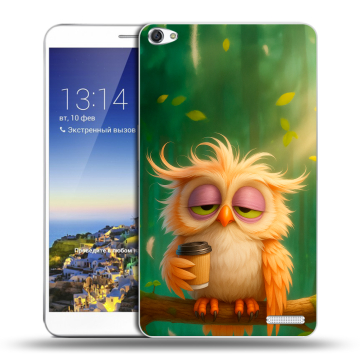Пластиковый чехол на Huawei MediaPad X1 7.0 с принтом сова
