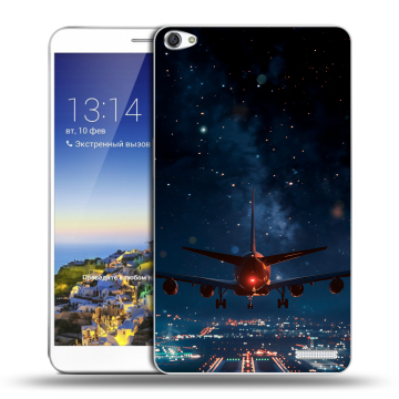 Пластиковый чехол на Huawei MediaPad X1 7.0 с принтом самолет