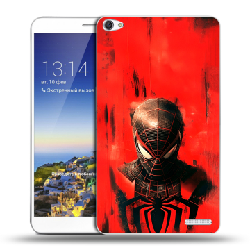 Пластиковый чехол на Huawei MediaPad X1 7.0 с принтом человек паук spiderman