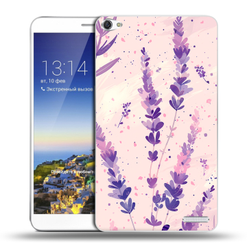 Пластиковый чехол на Huawei MediaPad X1 7.0 с принтом цветы лаванда