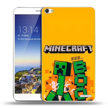 Пластиковый чехол на Huawei MediaPad X1 7.0 с принтом Майнкрафт Minecraft