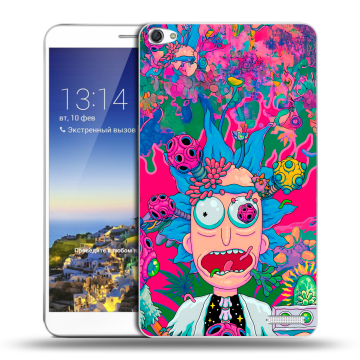 Пластиковый чехол на Huawei MediaPad X1 7.0 с принтом Рик и Морти Rick Morty
