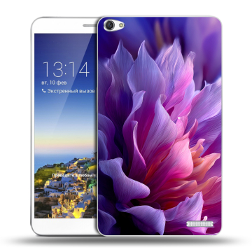 Пластиковый чехол на Huawei MediaPad X1 7.0 с принтом женский цветы