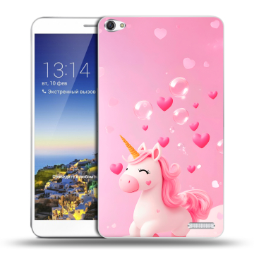 Пластиковый чехол на Huawei MediaPad X1 7.0 с принтом Единорог