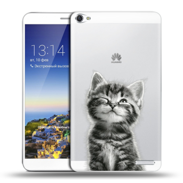 Пластиковый чехол на Huawei MediaPad X1 7.0 с принтом Котенок
