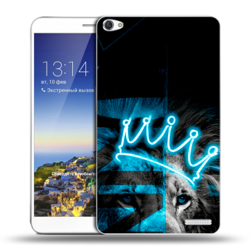 Пластиковый чехол на Huawei MediaPad X1 7.0 с принтом Король лев Пластиковый чехол на Huawei MediaPad X1 7.0 с принтом Король лев