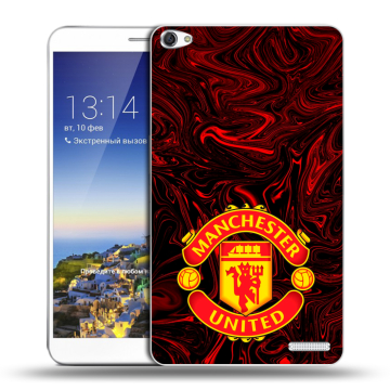 Пластиковый чехол на Huawei MediaPad X1 7.0 с принтом Manchester United Пластиковый чехол на Huawei MediaPad X1 7.0 с принтом Manchester United