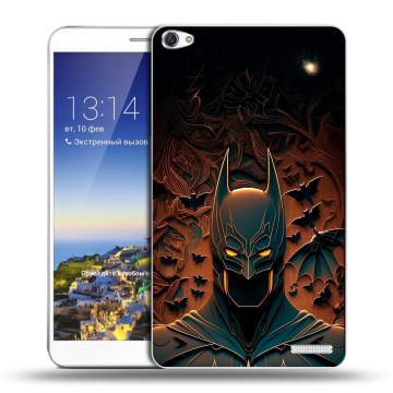 Пластиковый чехол на Huawei MediaPad X1 7.0 с принтом Batman Бэтмен Пластиковый чехол на Huawei MediaPad X1 7.0 с принтом Batman Бэтмен