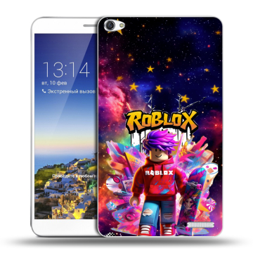 Пластиковый чехол на Huawei MediaPad X1 7.0 с принтом Roblox Роблокс