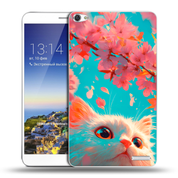 Пластиковый чехол на Huawei MediaPad X1 7.0 с принтом Красивый кот Пластиковый чехол на Huawei MediaPad X1 7.0 с принтом Красивый кот