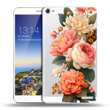 Пластиковый чехол на Huawei MediaPad X1 7.0 с принтом цветы Пластиковый чехол на Huawei MediaPad X1 7.0 с принтом цветы