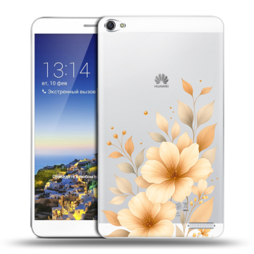 Пластиковый чехол на Huawei MediaPad X1 7.0 с принтом для девушки Пластиковый чехол на Huawei MediaPad X1 7.0 с принтом для девушки