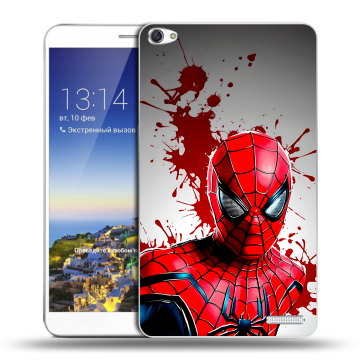 Пластиковый чехол на Huawei MediaPad X1 7.0 с принтом Spiderman Человек паук