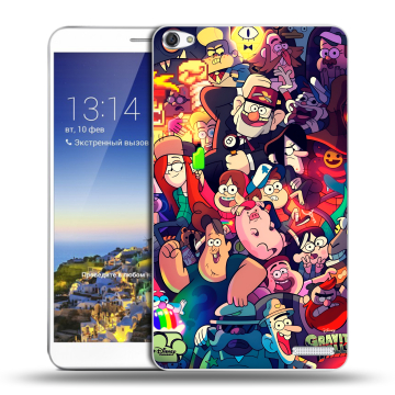 Пластиковый чехол на Huawei MediaPad X1 7.0 с принтом Gravity Falls Гравити Фолз