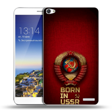 Пластиковый чехол на Huawei MediaPad X1 7.0 с принтом Флаг Герб СССР Пластиковый чехол на Huawei MediaPad X1 7.0 с принтом Флаг Герб СССР