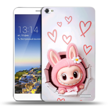 Пластиковый чехол на Huawei MediaPad X1 7.0 с принтом Labubu Лабубу Пластиковый чехол на Huawei MediaPad X1 7.0 с принтом Labubu Лабубу