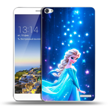 Пластиковый чехол на Huawei MediaPad X1 7.0 с принтом Холодное сердце Frozen