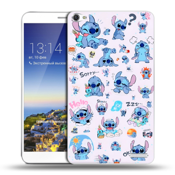 Пластиковый чехол на Huawei MediaPad X1 7.0 с принтом Лило и Стич Пластиковый чехол на Huawei MediaPad X1 7.0 с принтом Лило и Стич