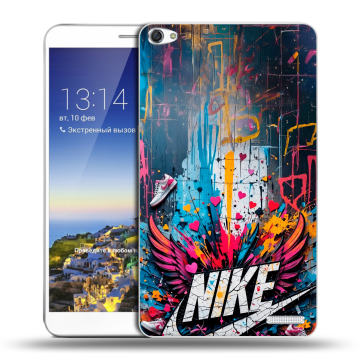 Пластиковый чехол на Huawei MediaPad X1 7.0 с принтом Nike Найк Пластиковый чехол на Huawei MediaPad X1 7.0 с принтом Nike Найк