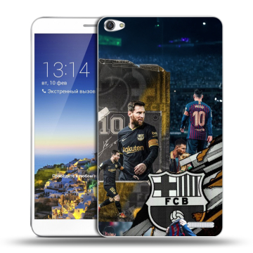 Пластиковый чехол на Huawei MediaPad X1 7.0 с принтом Messi Barcelona