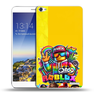 Пластиковый чехол на Huawei MediaPad X1 7.0 с принтом Roblox Роблокс